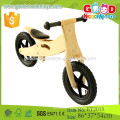 Wholesale classic nature color wooden balancing bike